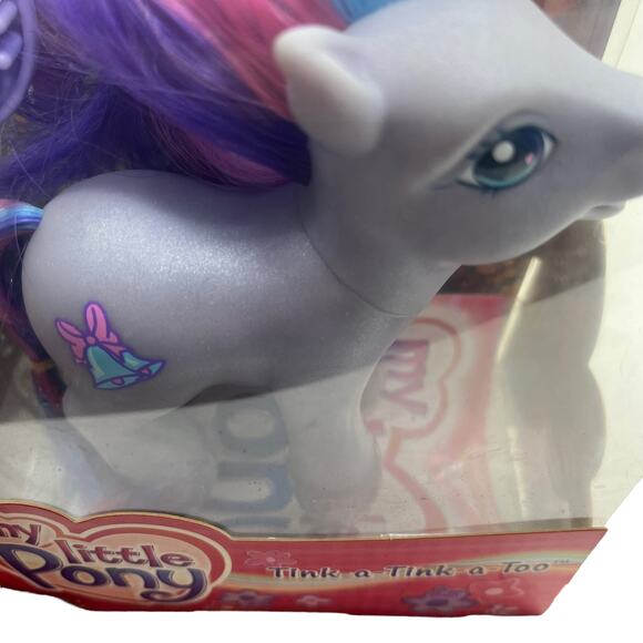 My Little Pony Tink A Tink A Too Purple Pony In Open Box New with Dusty Box 2003 - Picture 8 of 15